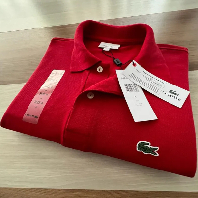 Camisa Polo Lacoste Alta Qualidade 100% Algodão 30.1 Queima De Estoque - Garanta a Sua Promoção