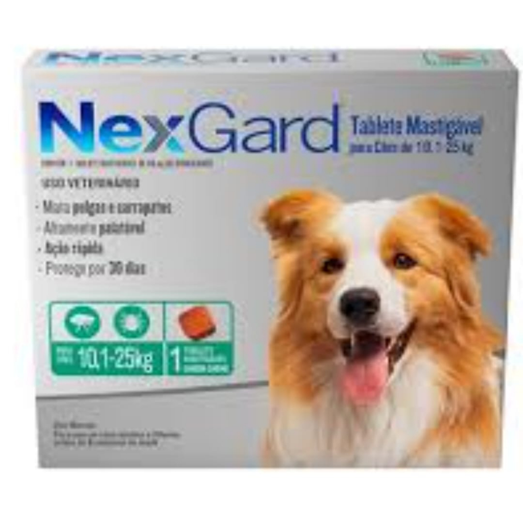 N.G. Incrível Anti Pulga e Carrapato Para Cachorro de 10 a 25 kg 01 ...