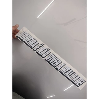 Adesivo Frase Bobeira é não viver a realidade 50x5 caminhão em Oferta na Shopee
