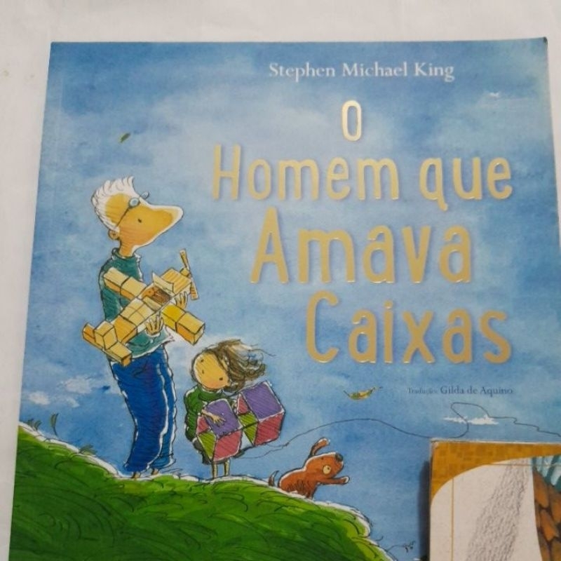 Livro O Homem Que Amava Caixas Stephen Michael King Shopee Brasil 6498
