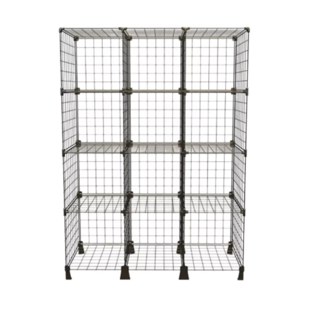 Estante Balcão Expositor Aramado 12 Nichos 30x30 3LX4A