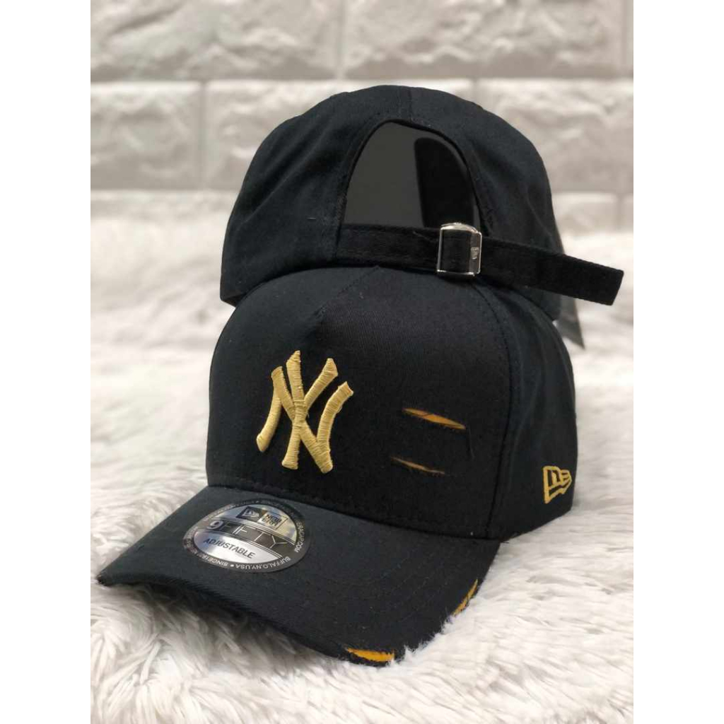 Boné New Era Letreiro NY Modelo Rasgado Promoção + Envio Rápido Promoção Especial Aproveite