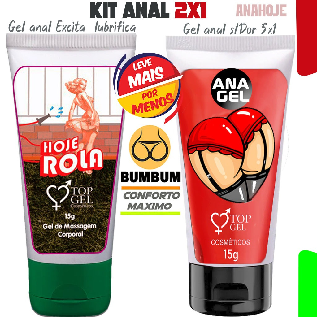 Kit Sex Shop Lubrificante intimo Hoje rola + Anagel sexy Géis anais  Produtos eróticos | Shopee Brasil