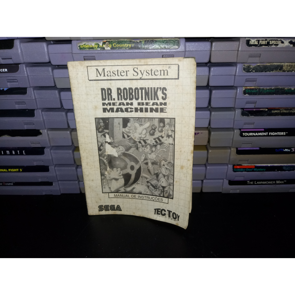 Manual Dr Robotinik Mean Bean Machine Original Tectoy! | Shopee Brasil