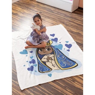 Mini Manta Infantil Nossa Senhora Aparecida 12 De Outubro