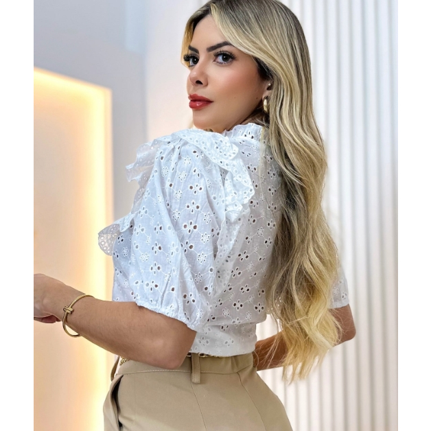 Camiseta Manga Curta em Lese HQ6187 | Shopee Brasil