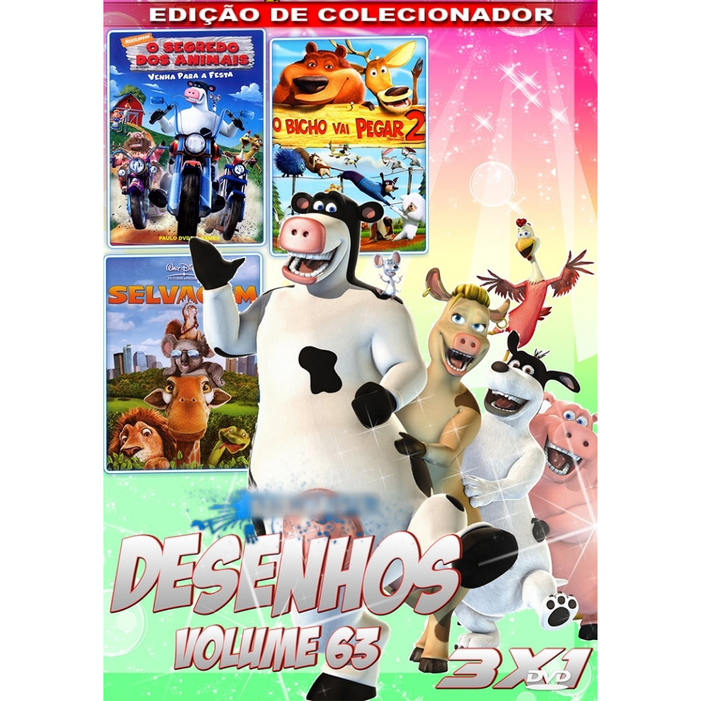 DVD Chaves em Desenho Animado Vol. 3 - Lacrado