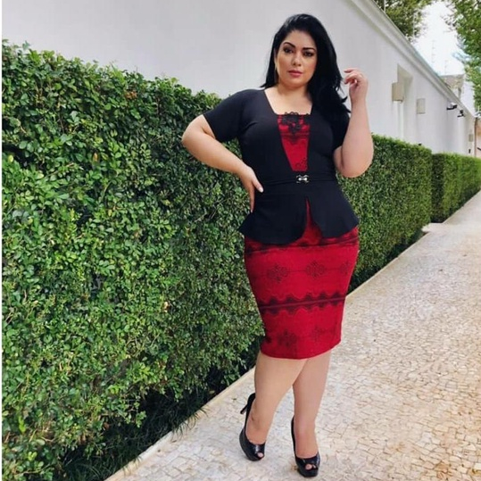 Plus size pencil store dress