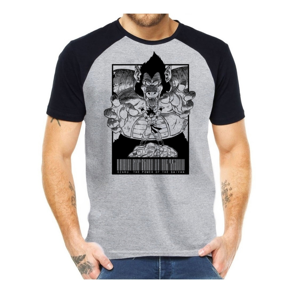 Camiseta masculina vegeta Majin Vegeta Desenho Anime Camisa Blusa Branca  Estampada em Promoção na Americanas