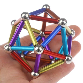 Neocubo Piramide Magnetica 27 Esferas 8mm E 36 Hastes Neocubo em Oferta na Shopee