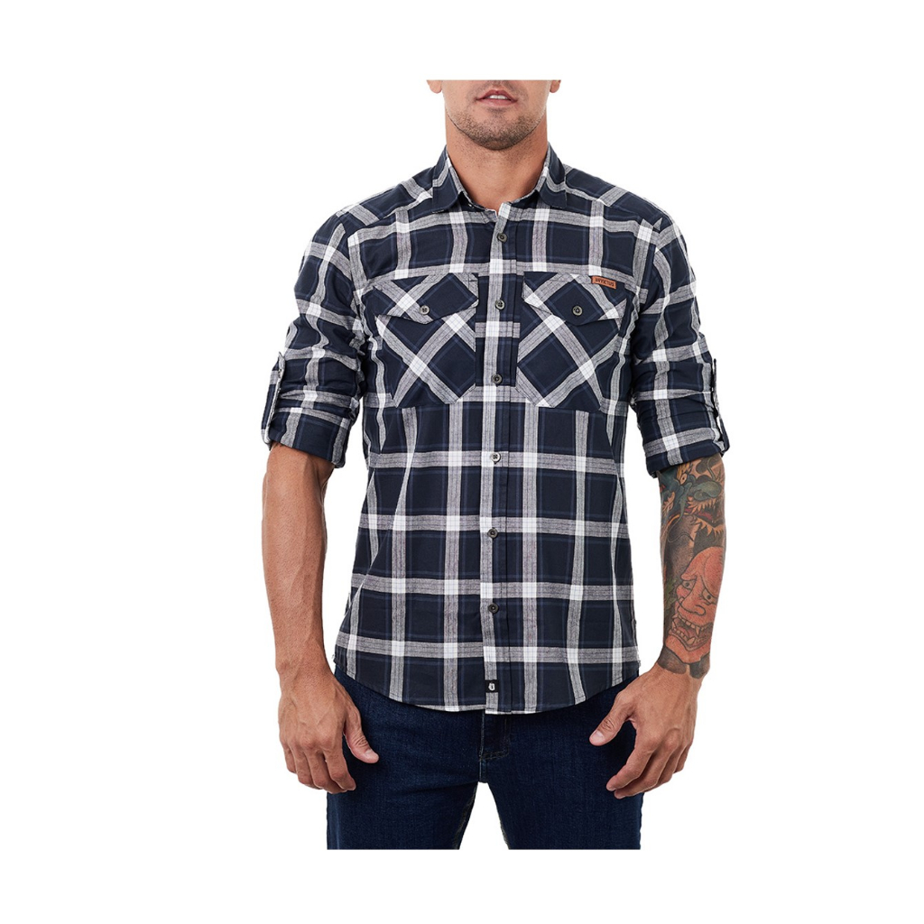 Camisa Xadrez Lumberjack Summer de Manga Longa - Invictus