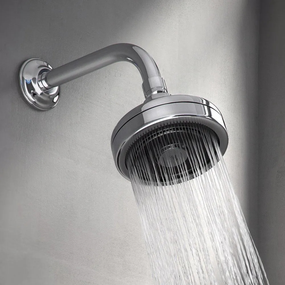 Ducha Chuveiro Aquecedor Solar Gás Slim Flex Redondo º Acabamento Cromado