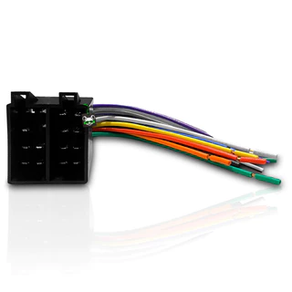 Chicote Conector Iso 16 Vias Plug Universal Macho Multimidia