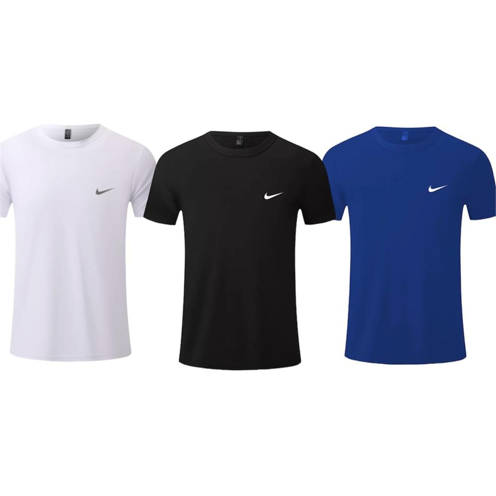 Kit 3 camisas masculina dry-fit esportiva 2024