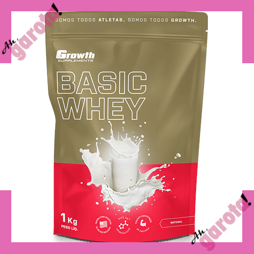 Whey Protein Basic Sabor Natural Growth 1 kg