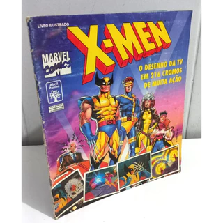 Album de Figurinhas X-Men Desenho Animado Editora Abril 1995
