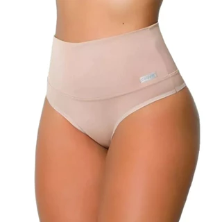 Kit Com 5 Lindas Calcinha Cós Alto Cores Pós Parto Seca Barriga