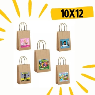 ADESIVO PARA SACOLA KRAFT PERSONALIZADO 10x12cm