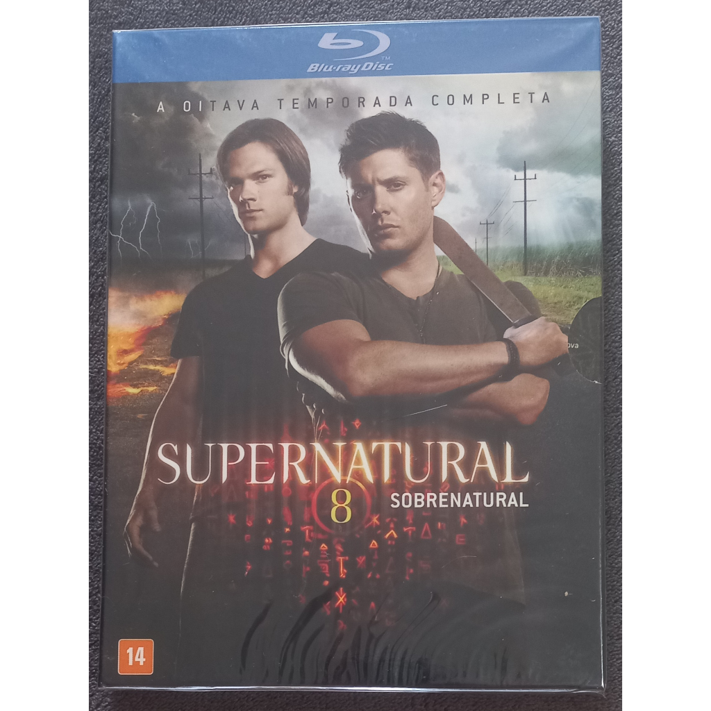 Blu-ray - Supernatural - 8ª Temporada Completa (4 Discos)