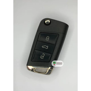 Chave canivete Volkswagen adaptação Kostal compatível com modelo de alarme K150 / K300 / K500