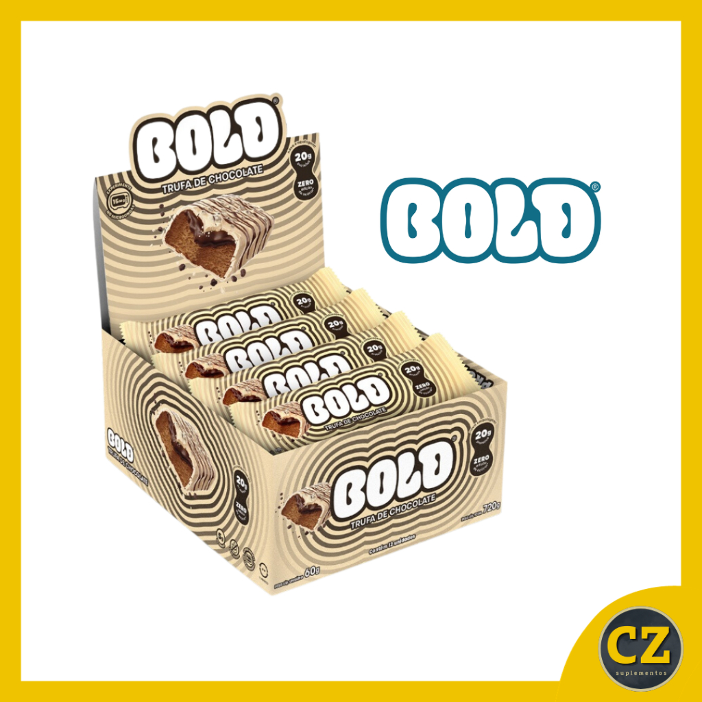 BOLD TRUFA DE CHOCOLATE (12 unidades 60g) | Shopee Brasil
