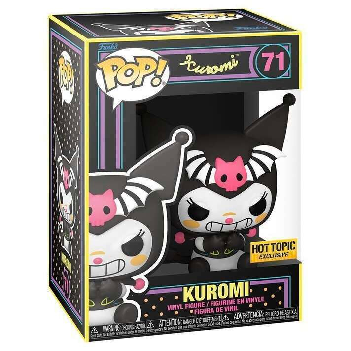 Funko Pop Kuromi 71 Blacklight Hot Topic Pronta Entrega Shopee Brasil