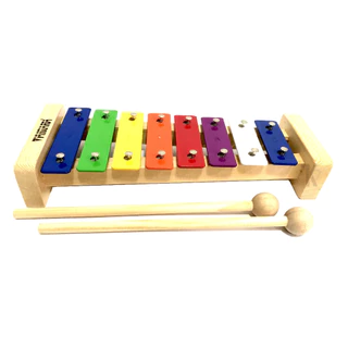Xilofone / Metalofone Vanguarda Infantil -- C/ 8 Notas Colorido