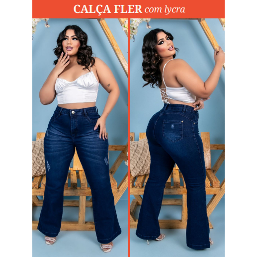 Calça Legging Flare Boca de Sino Cinza Mescla Bailarina - Celeiro