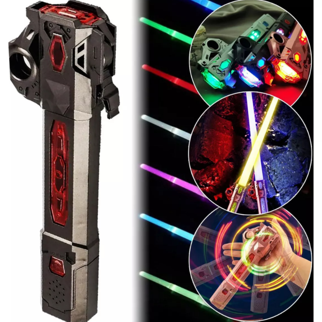 Espada Sabre De Luz Rgb Para Cosplay Colecionador 70cm Recarregável Brinquedo Infantil