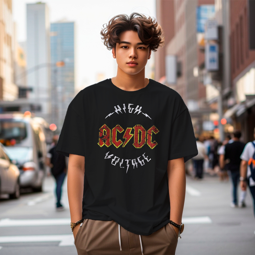 Camiseta Camisa AC DC High Voltage Álbum Ref 1423 | Shopee Brasil