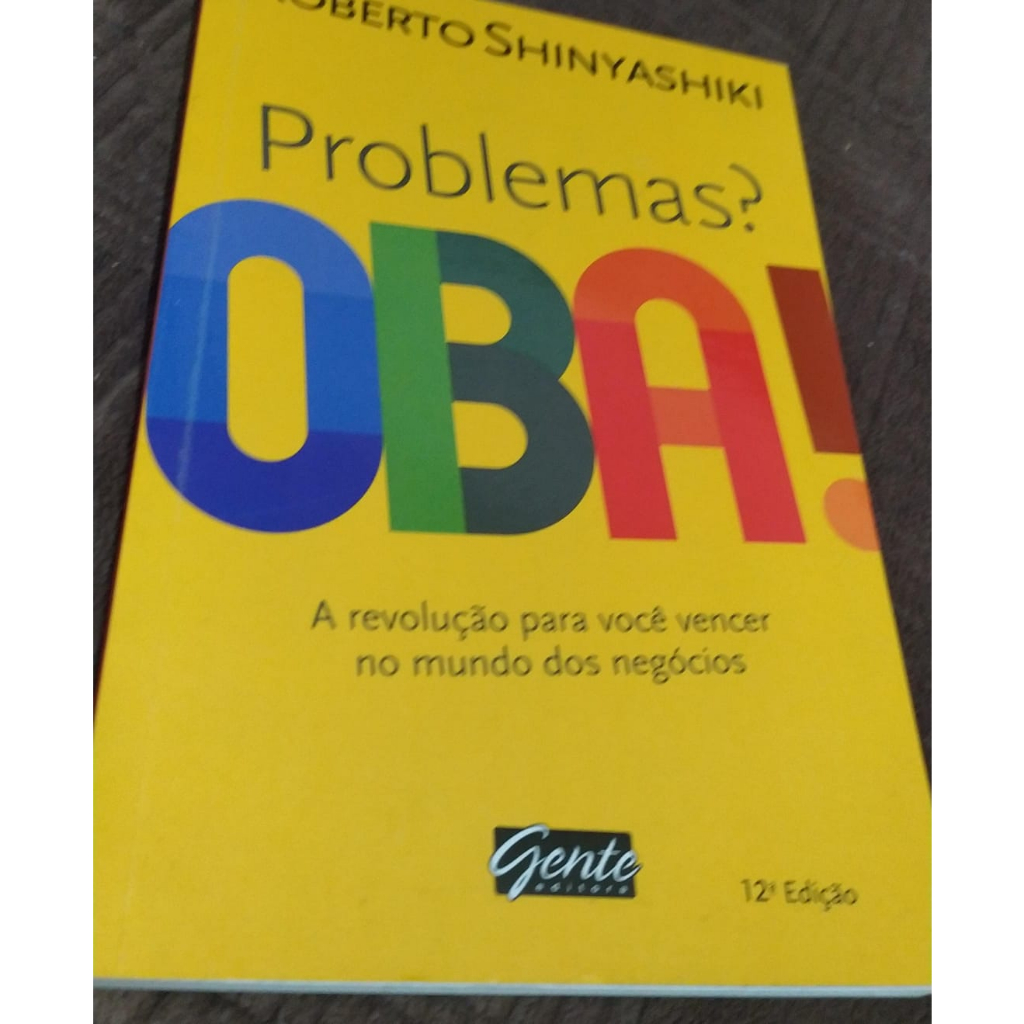 livro- PROBLEMAS? OBA! | Shopee Brasil