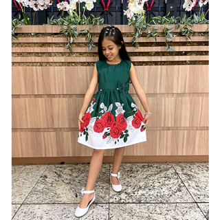 Vestido infantil best sale para casamento convidada