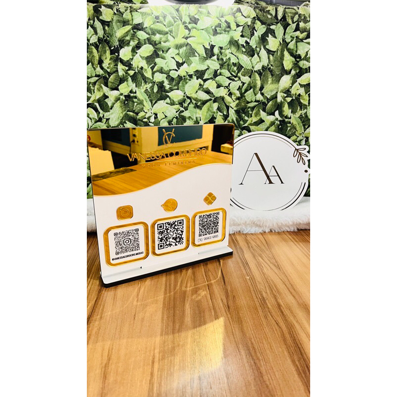 1 unidade de placa para qrcode interativo personalizada | Shopee Brasil