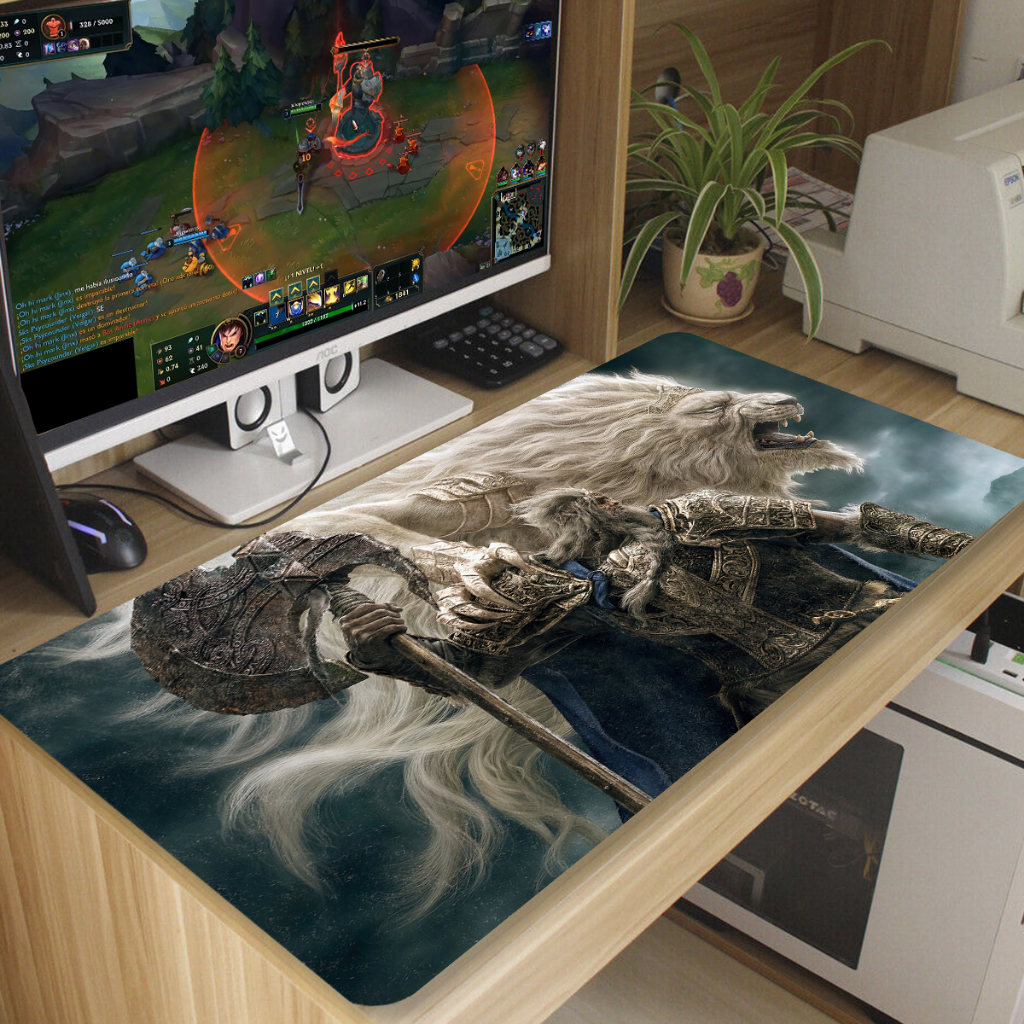 Mouse Pad Leao Antiderrapante Diversas Estampas 70x35 cm M112