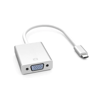 Adaptador Conversor Usb-c 3.1 Type-c Macho Para Vga Fêmea Tipo C Conversor Hdmi Fêmea 4k
