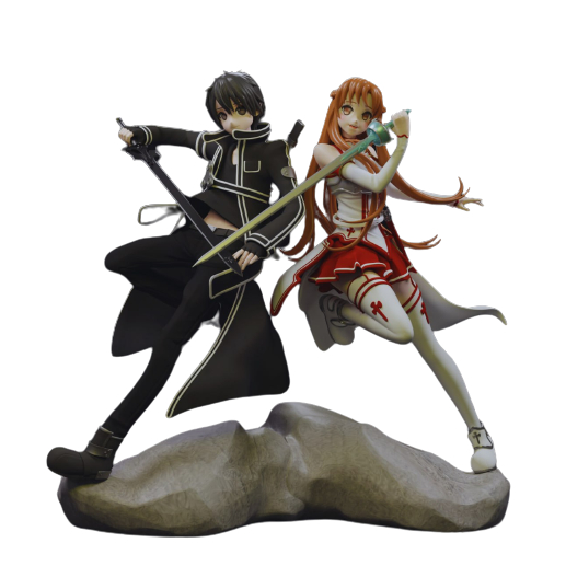Sword Art Online Esculturas 20cm Kirito Asuna Yuuki Sinon
