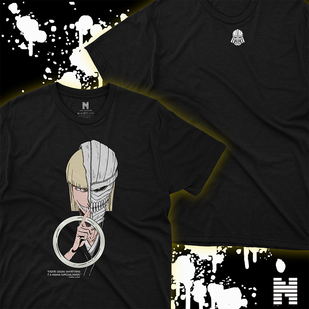 Camiseta Anime- Algodão Premium - Poliéster - Bleach - Zaraki