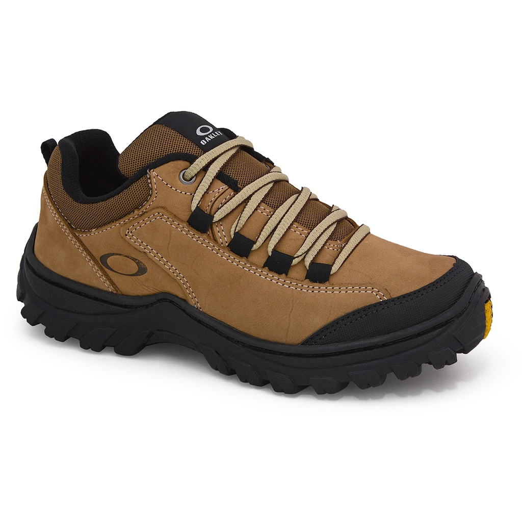 Tênis Bota Botinha Oakley Adventure Aventura Couro Cano baixo Escalada Trilha Unisex Feminino Masculino