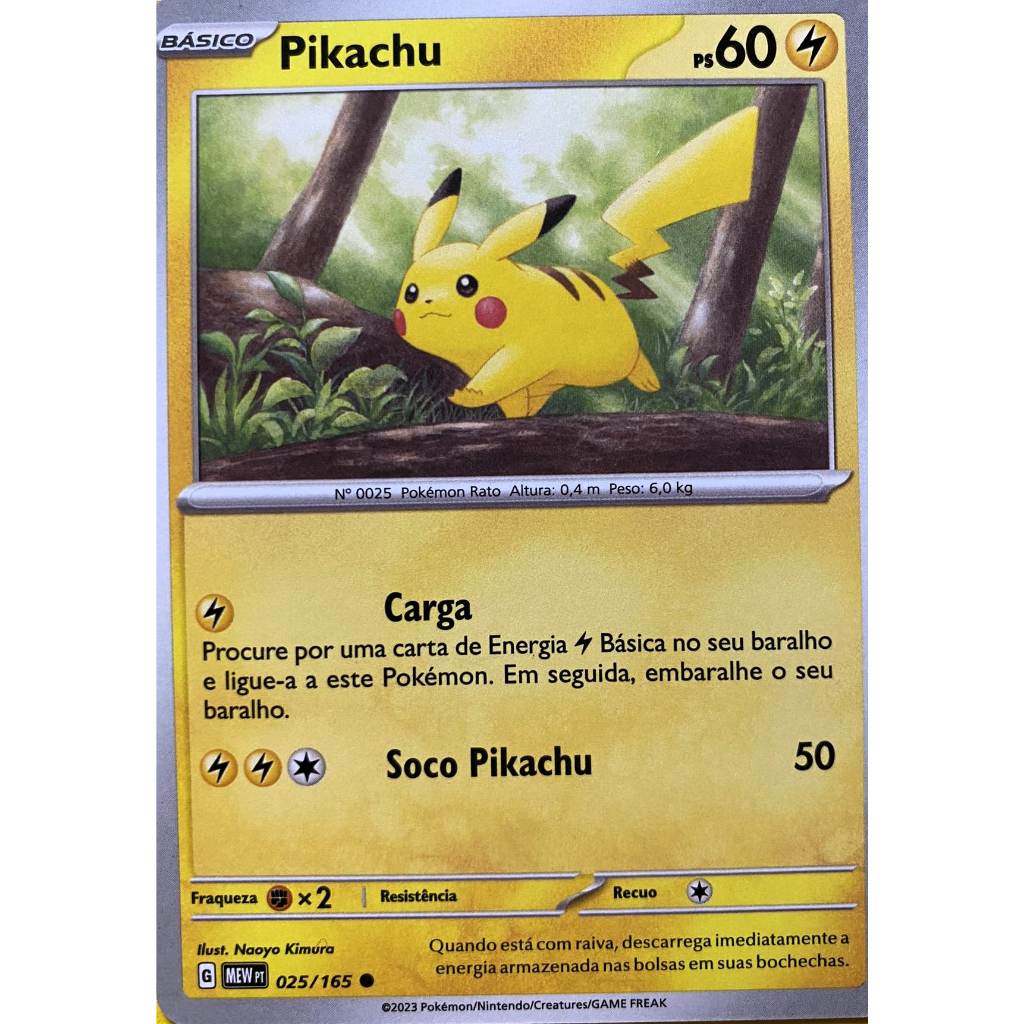 Coleção Completa Cartas Pokémon Mc Donalds 25 anos - 25 cartas comuns