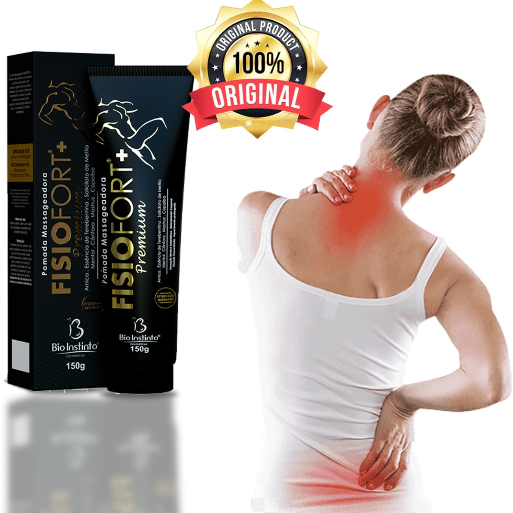 Pomada Massageadora Dor Muscular Fisiofort Premium Shopee Brasil