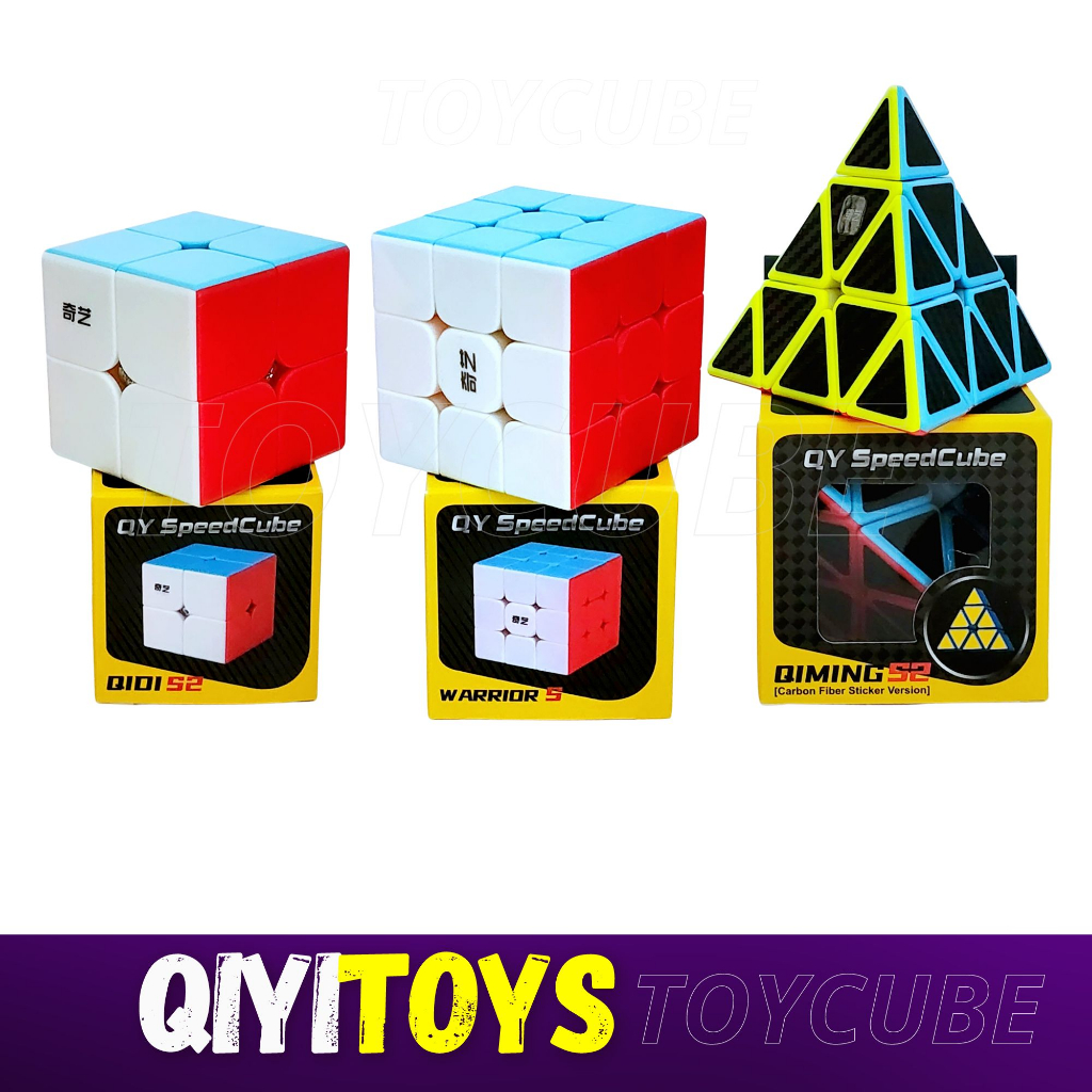 QiYi Jelly Color Speedcube 5 in 1 Set Professional Magic Cube Speed Puzzle  2x2 3x3 4x4 5x5 Pyraminx Original QY Toys Cubo Magico - AliExpress