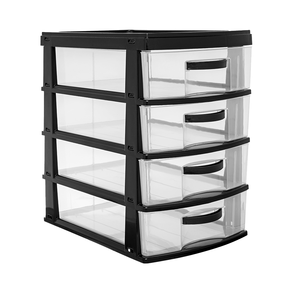 Gaveteiro Organizador 4 Gavetas de Plástico Grande