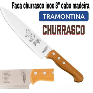 Faca para Churrasco 8 Pol. - TRAMONTINA-22938108
