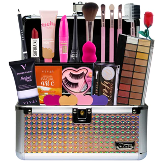Maleta De Maquiagem Completa Ruby Rose Essencial ORIGINAL PREMIUM