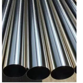 TUBO RETO REDONDO EM INOX 304 POLIDO EXTERNO PARA ADAPTAÇÃO DE ESCAPAMENTO 2" (50,80 MM) X 100 CM DE COMPRIMENTO