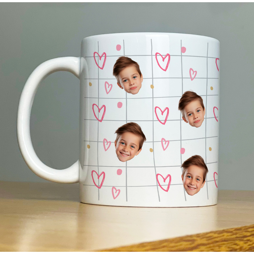 Caneca Personalizada Rostinho Fotos Porcelana 325ml Linha Premium