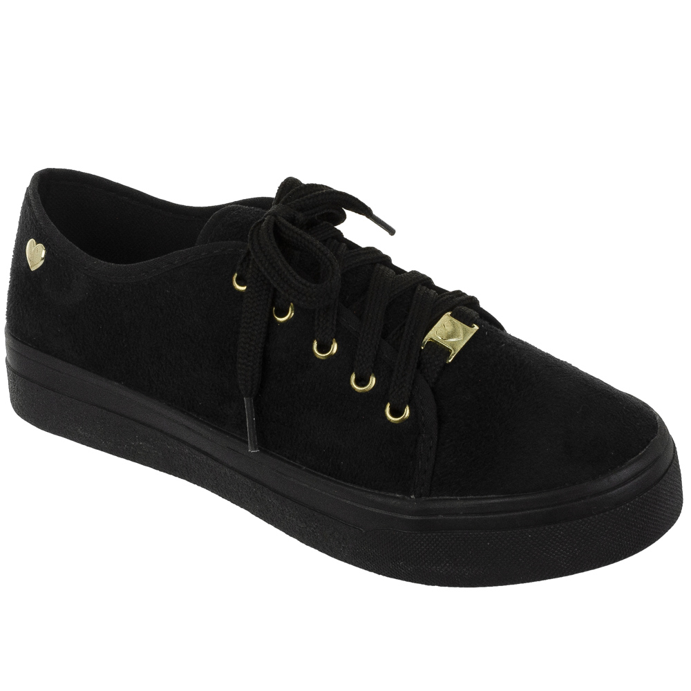 Tênis All Star Converse Cor Preto Couro Cano Alto - 5213