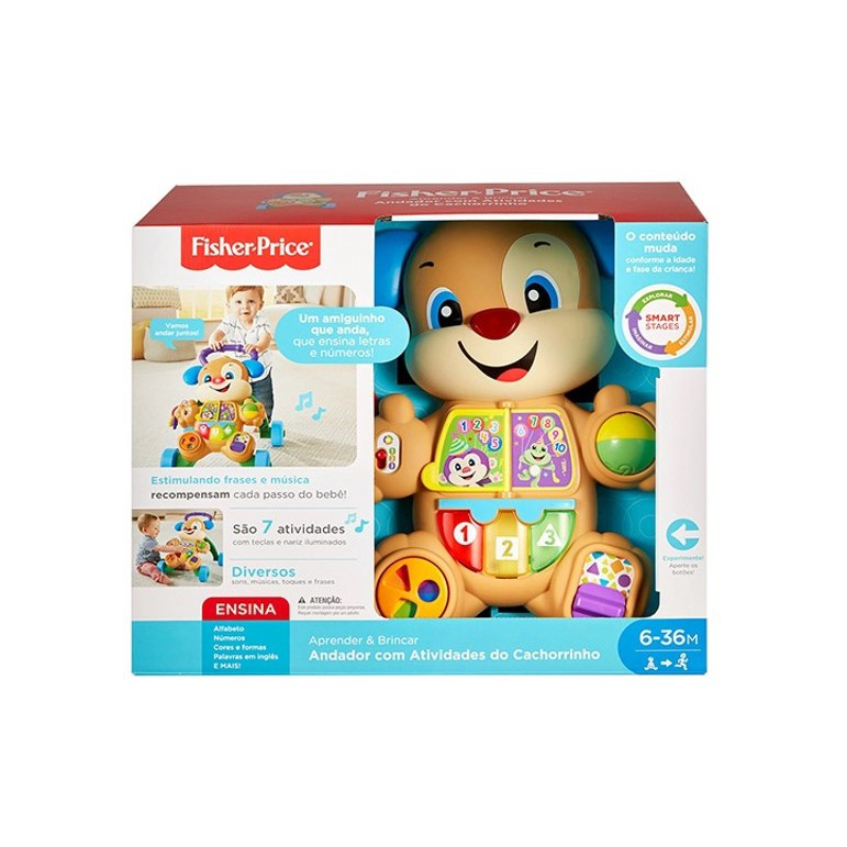 Fisher-Price Brinquedo Dj Belle Pular e Aprender - Mattel HRC50 - Arco-Íris  Toys