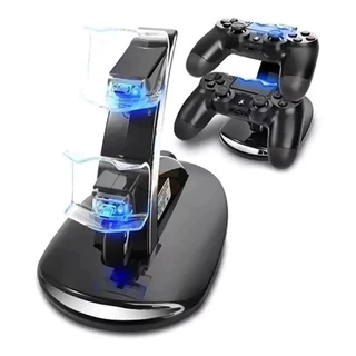 Carregador Controle Ps4 Base Duplo Charge Para Playstation 4