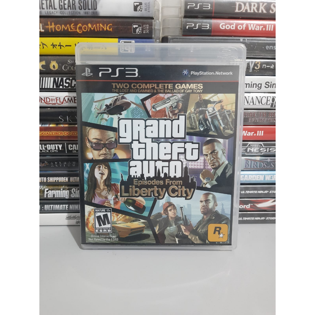 GTA Grand Theft Auto Episodes From Liberty City - PS3 Midia Física